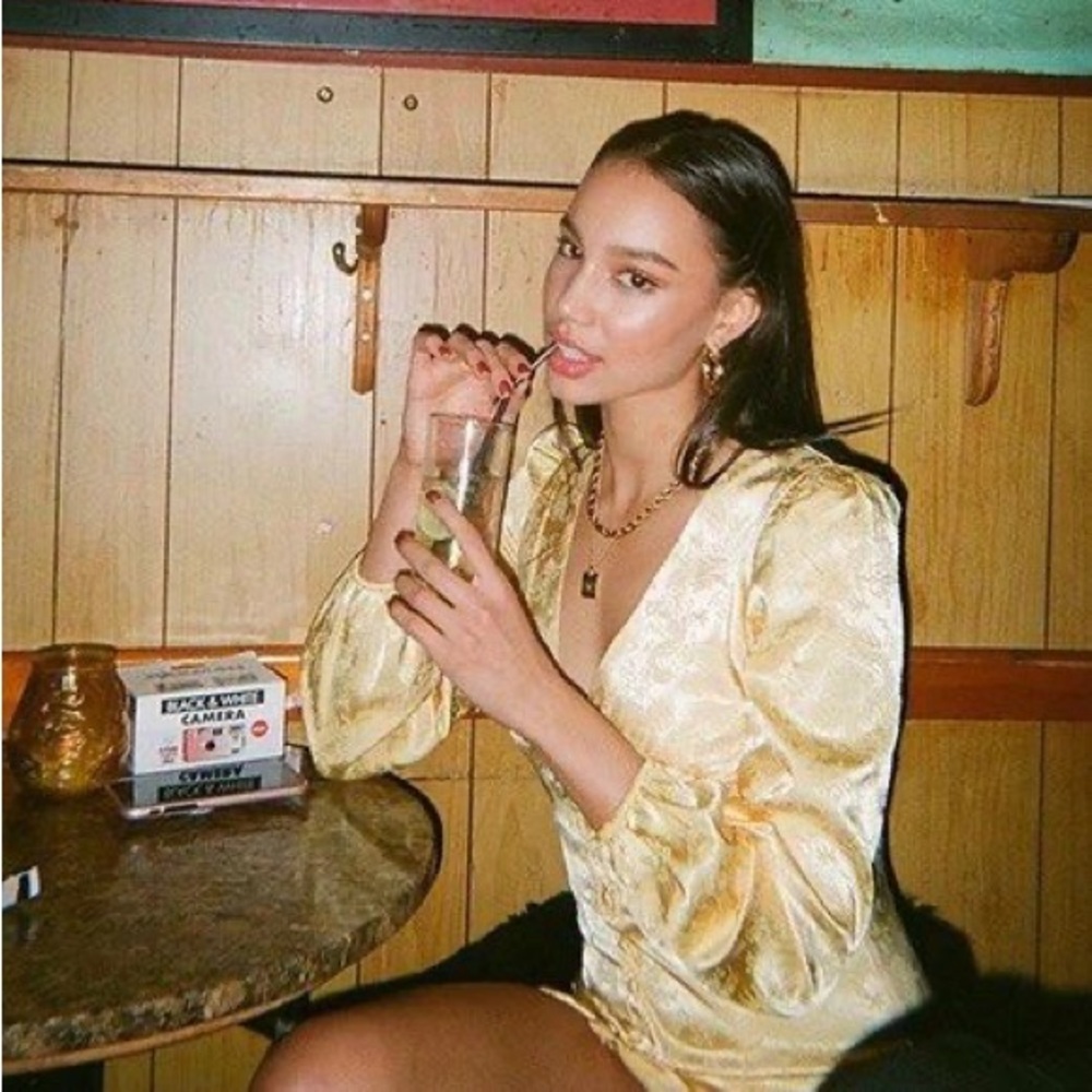 Princess Polly Gold Mini Dress